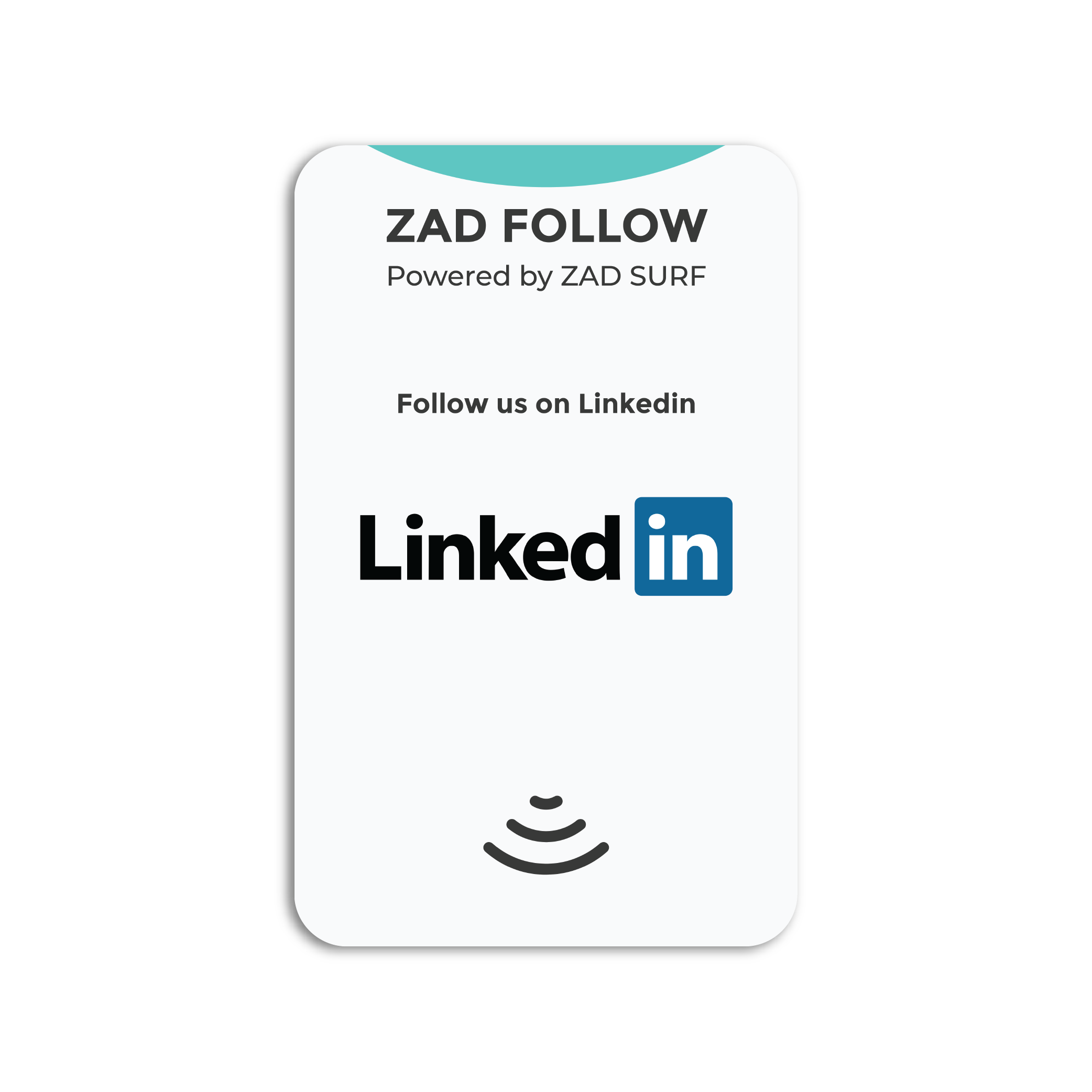 Pack of 10 Zad Follow. LinkedIn Follows Card