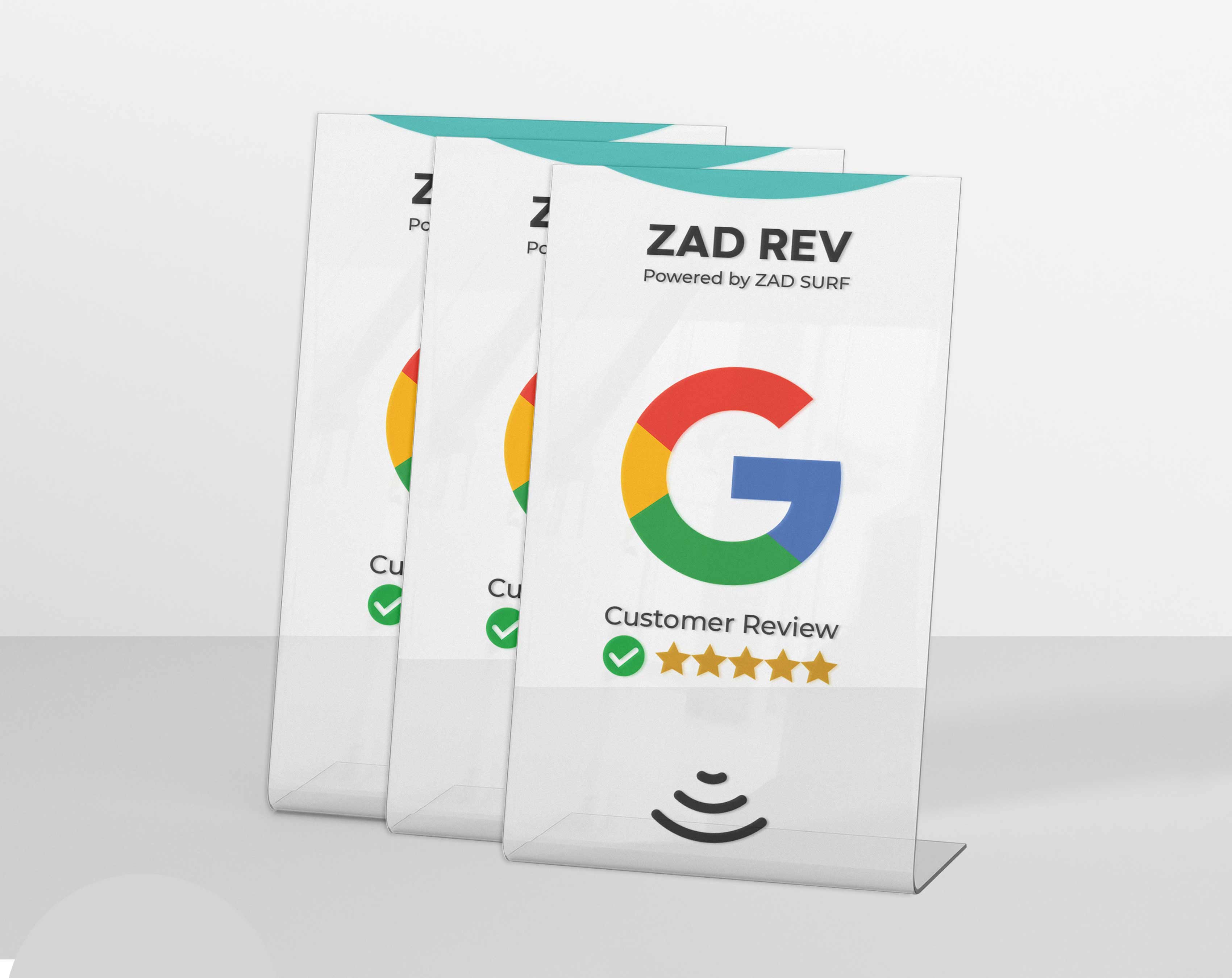 Pack of 3 Zad Rev Google Stand